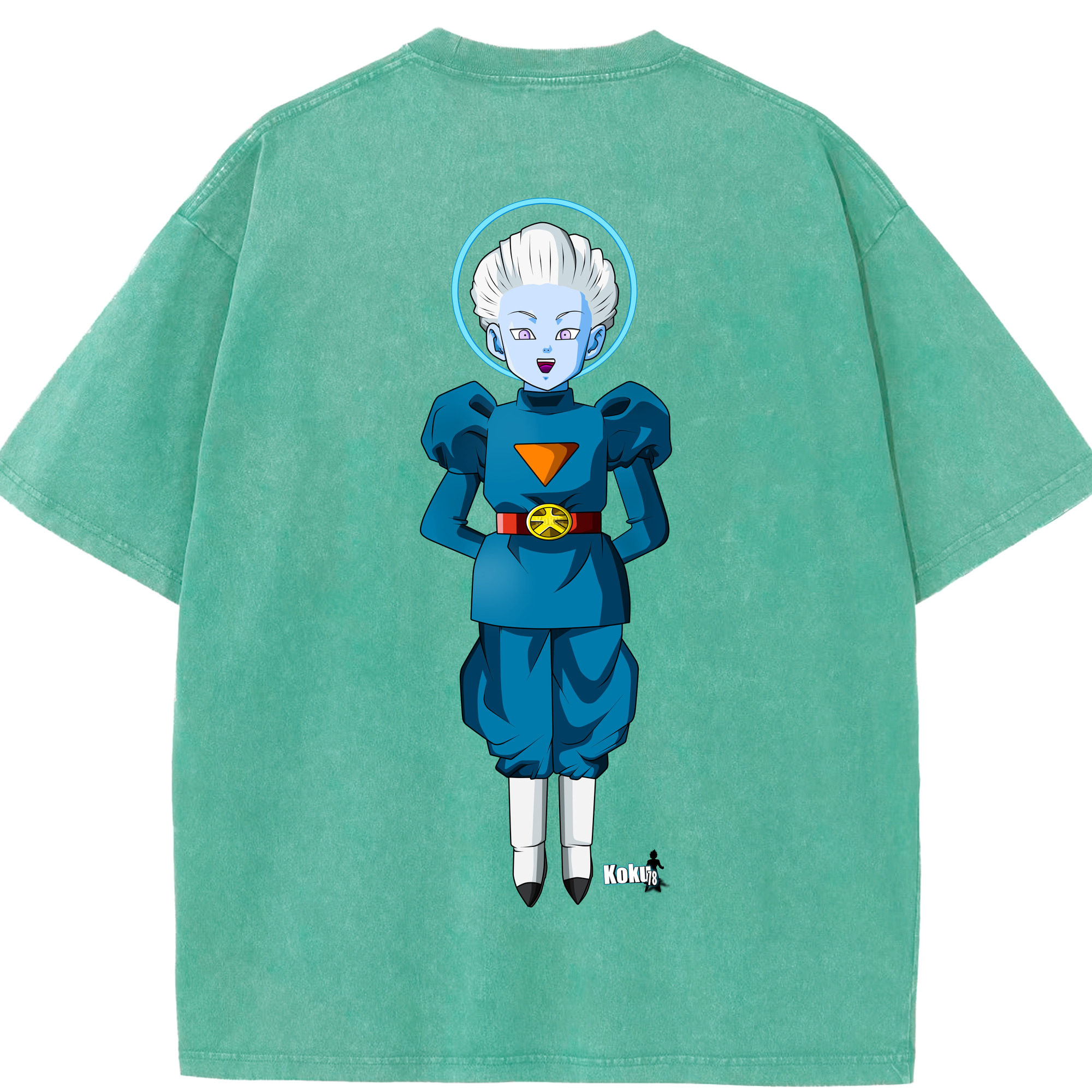 （画像用） ドラゴンボール DRAGON BALL 綿100% ヴィンテージ風 半袖Tシャツ（背面プリント）